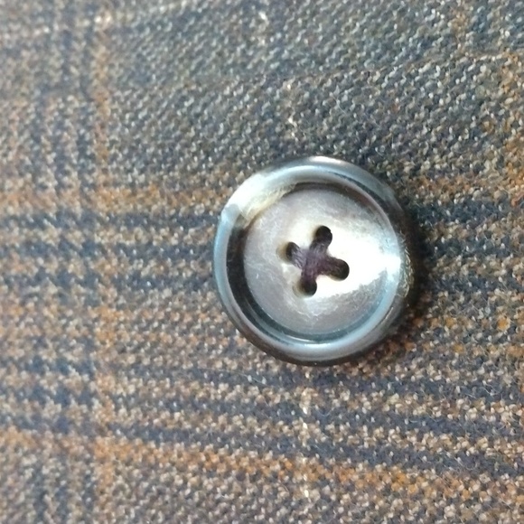 Jos. A. Bank Signature Collection Brown Wool Plaid/Glen Check Sport Jacket  42R - Picture 5 of 14